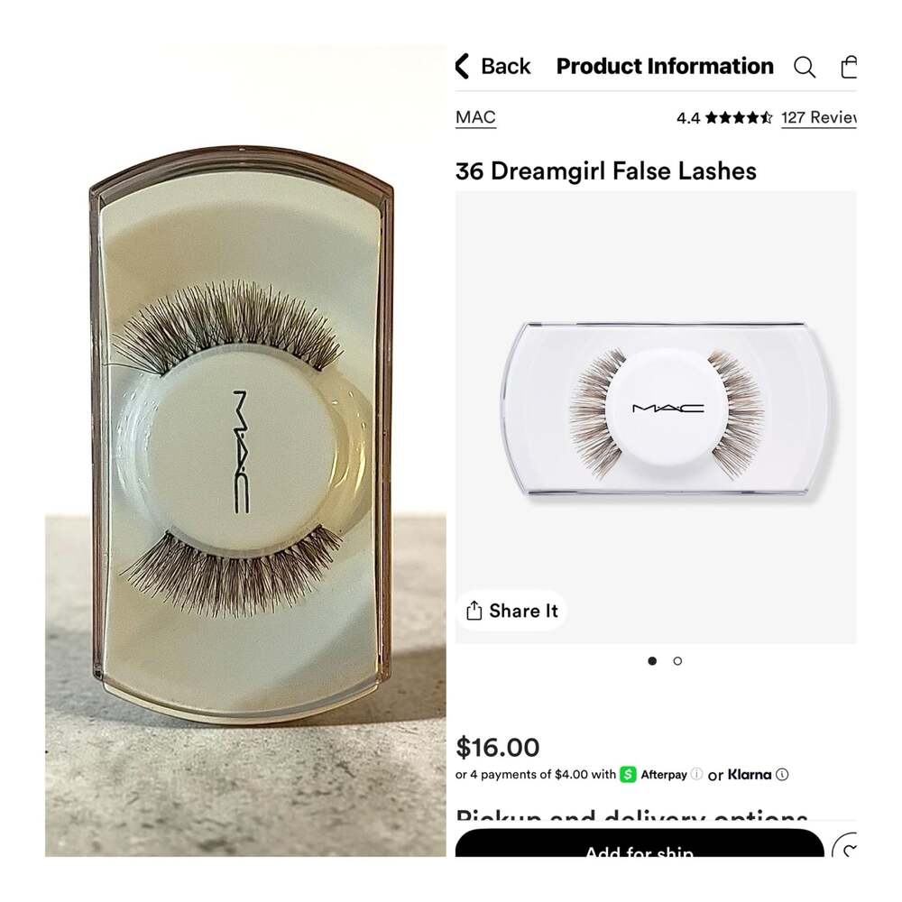 5X Bundle of MAC #36 Dreamgirl False Lashes!! NIB! MSRP$80!